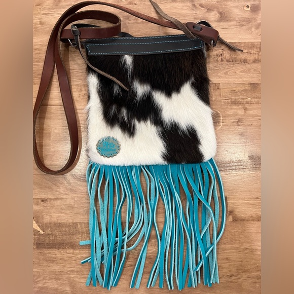 Rockstar Leather Handbags - Real Cowhide Crossbody
